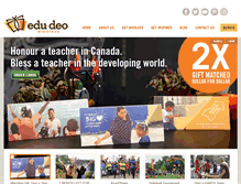 Tablet Screenshot of edudeo.com